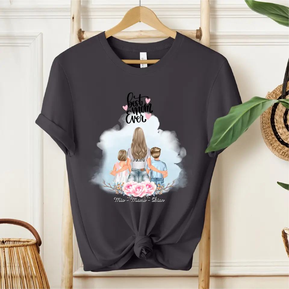 Mama mit 1-2 Kindern T-Shirt