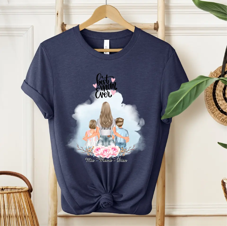 Mama mit 1-2 Kindern T-Shirt