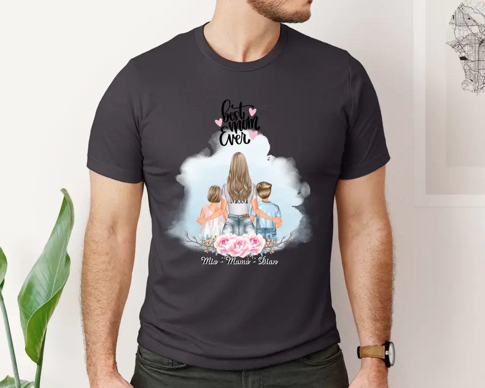 Mama mit 1-2 Kindern T-Shirt