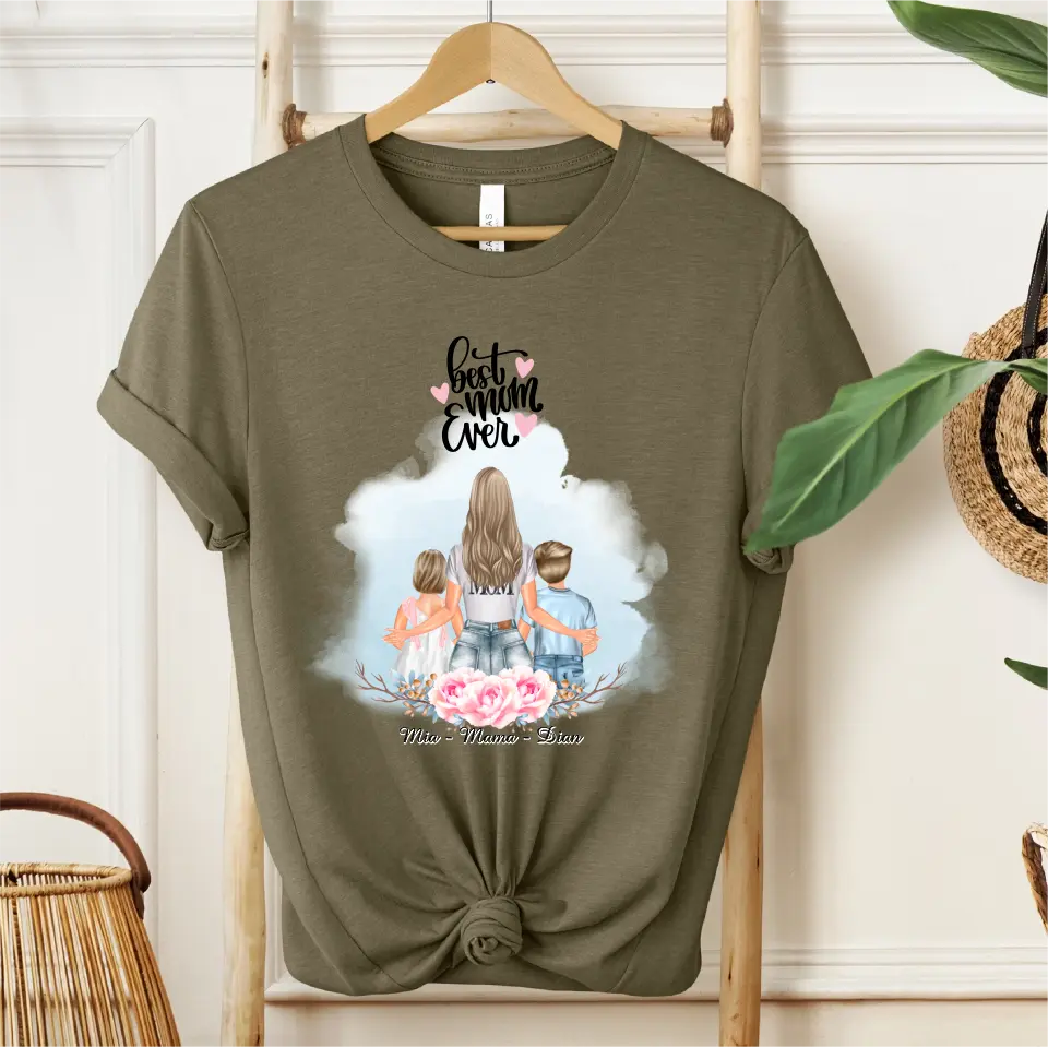 Mama mit 1-2 Kindern T-Shirt