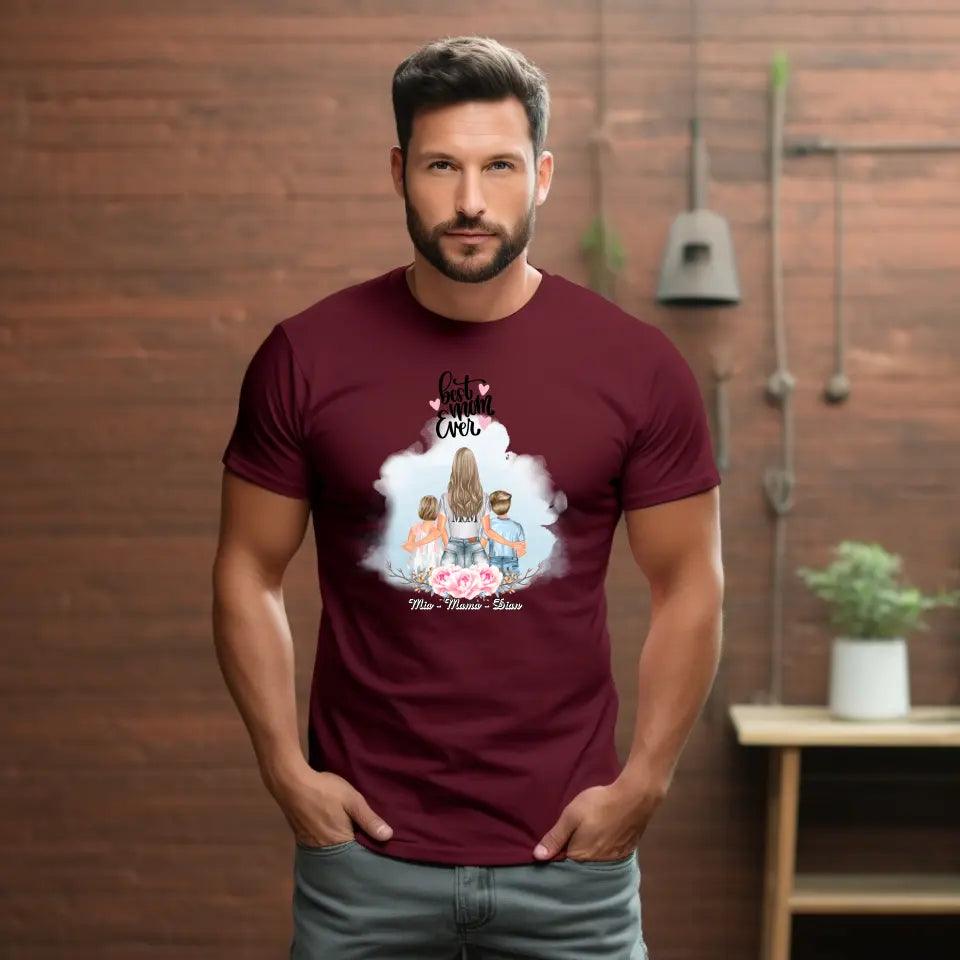 Mama mit 1-2 Kindern T-Shirt