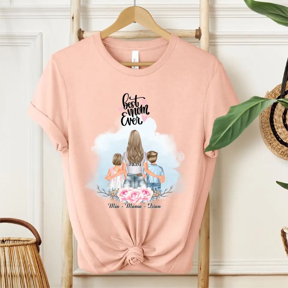 Mama mit 1-2 Kindern T-Shirt