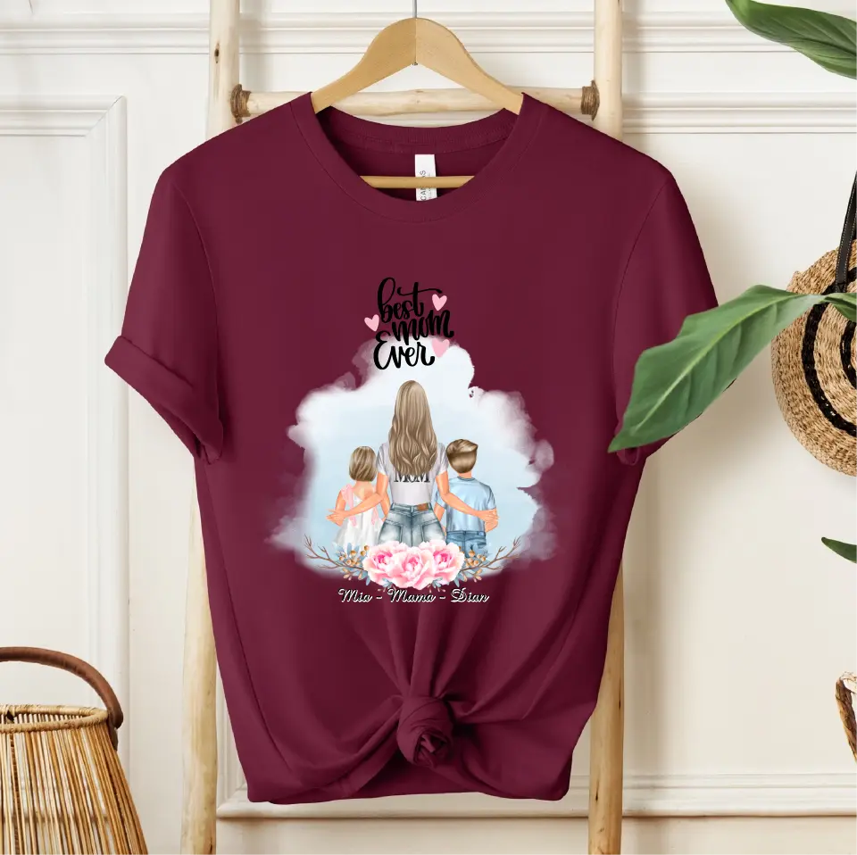 Mama mit 1-2 Kindern T-Shirt