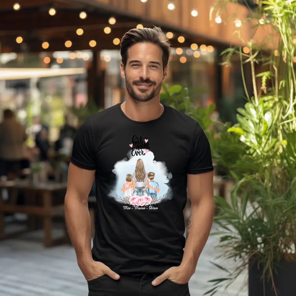 Mama mit 1-2 Kindern T-Shirt