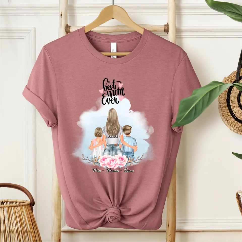 Mama mit 1-2 Kindern T-Shirt