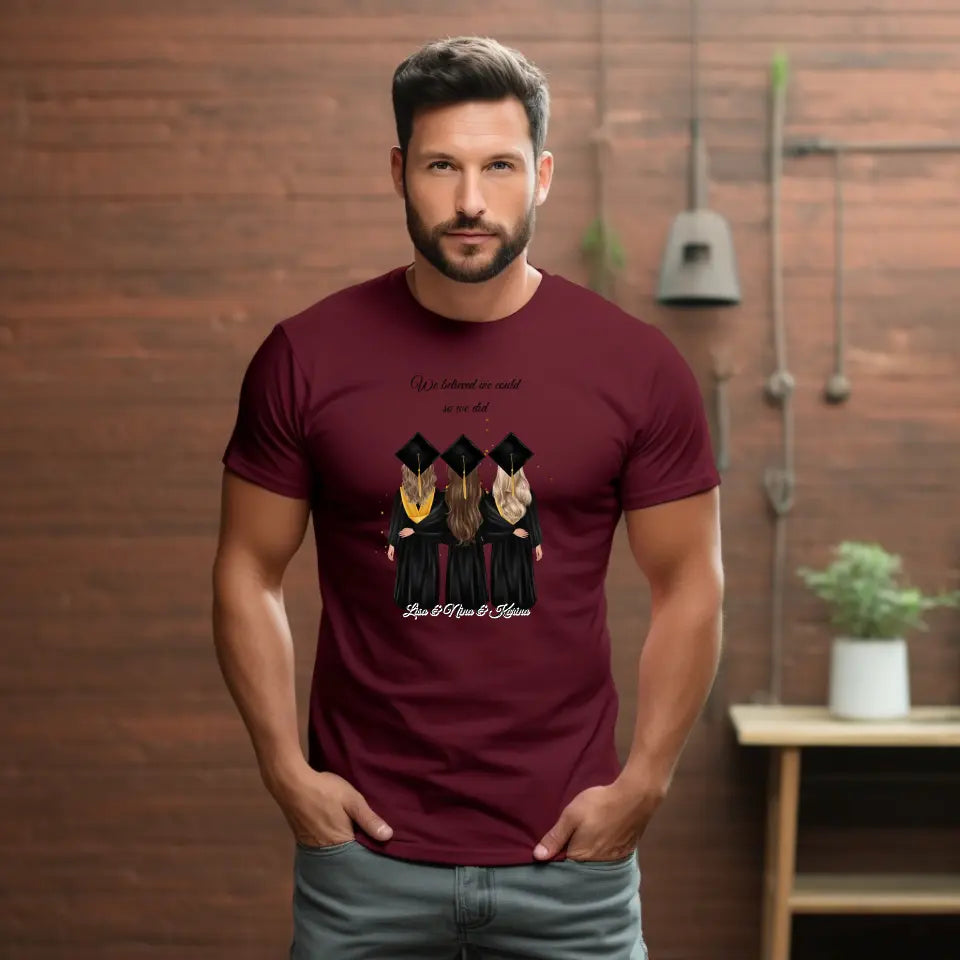 2-4 Freundinnen Abschluss T-Shirt