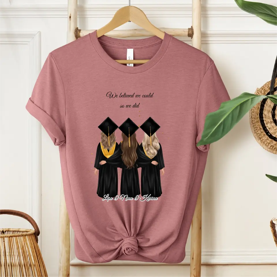 2-4 Freundinnen Abschluss T-Shirt