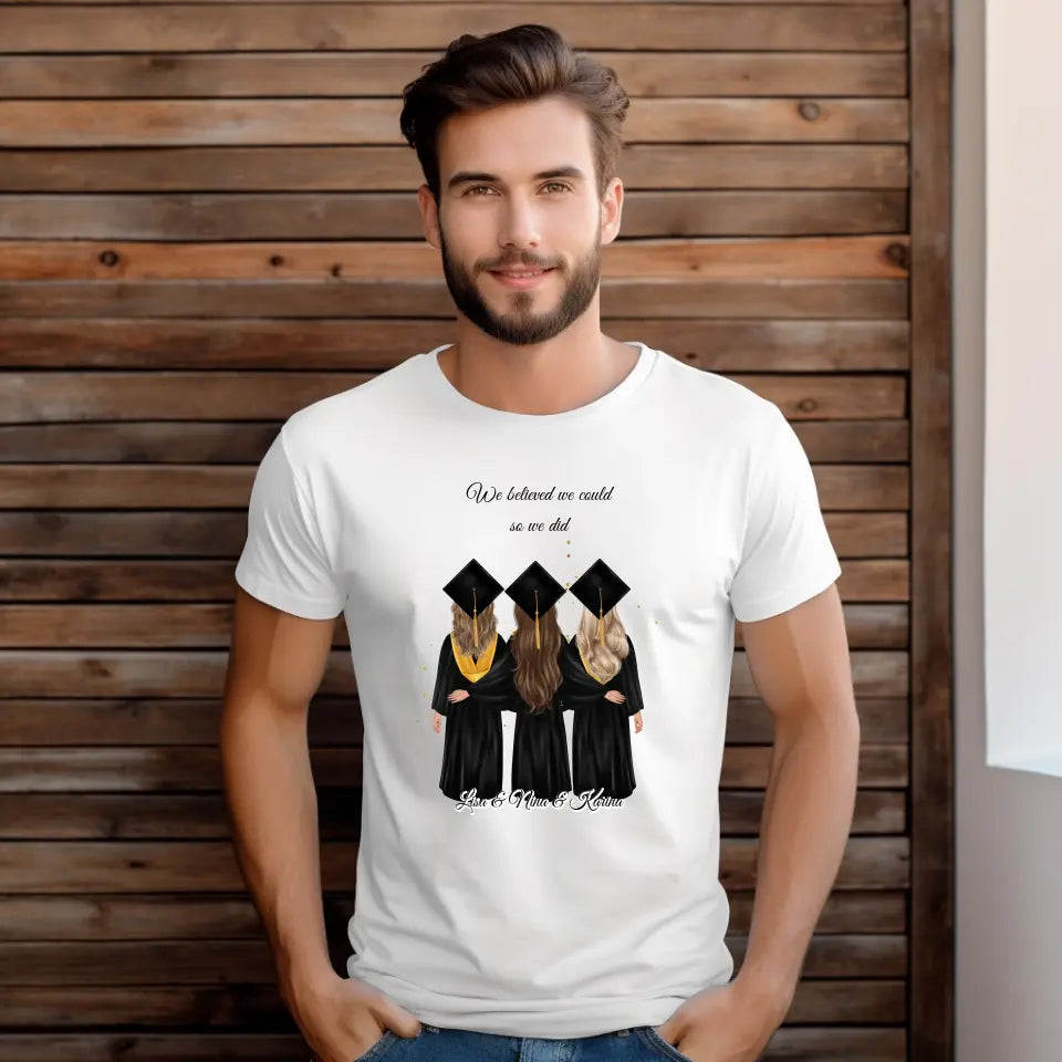 2-4 Freundinnen Abschluss T-Shirt