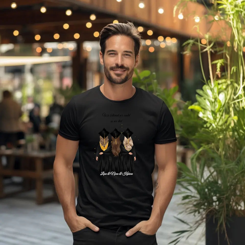 2-4 Freundinnen Abschluss T-Shirt