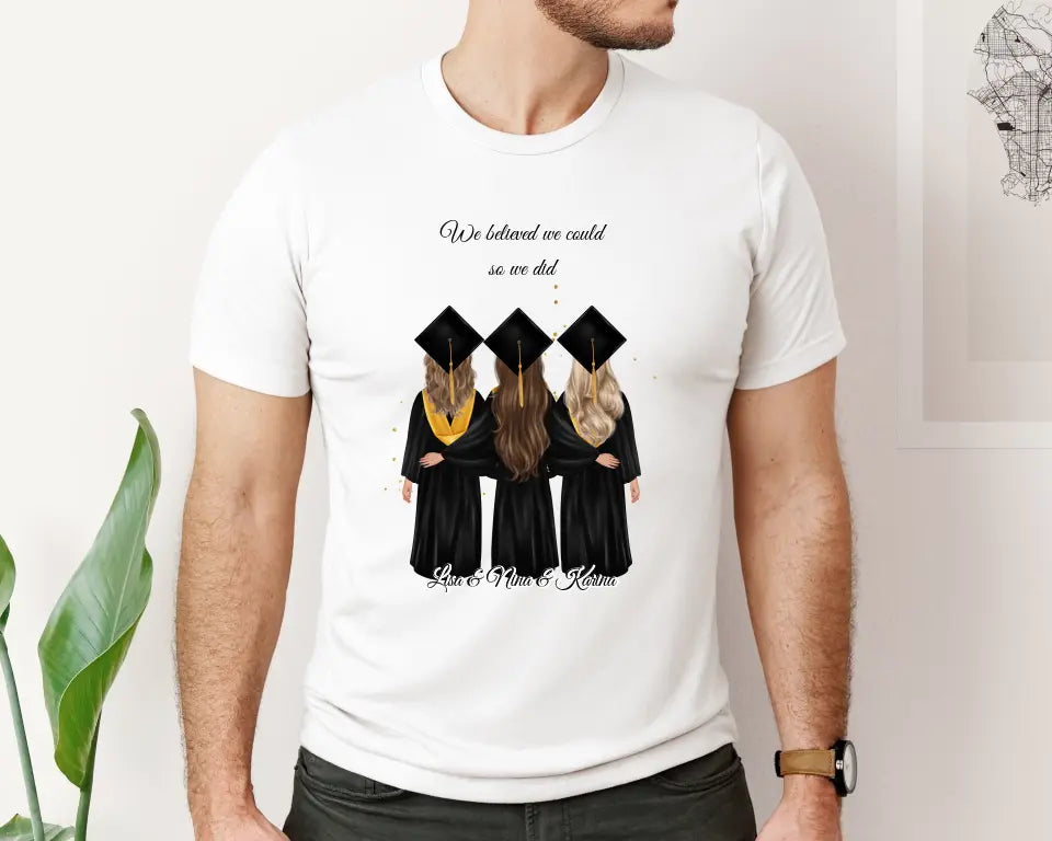 2-4 Freundinnen Abschluss T-Shirt