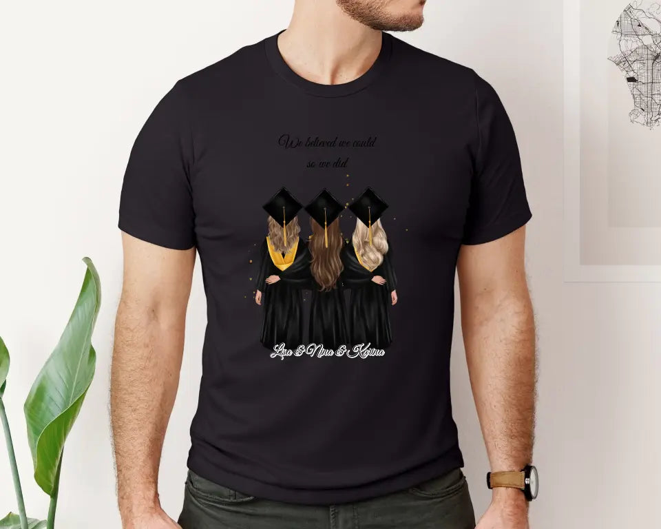 2-4 Freundinnen Abschluss T-Shirt
