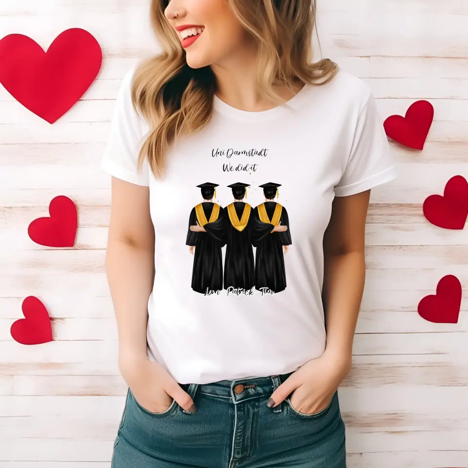 2-4 Freunde Abschluss T-Shirt