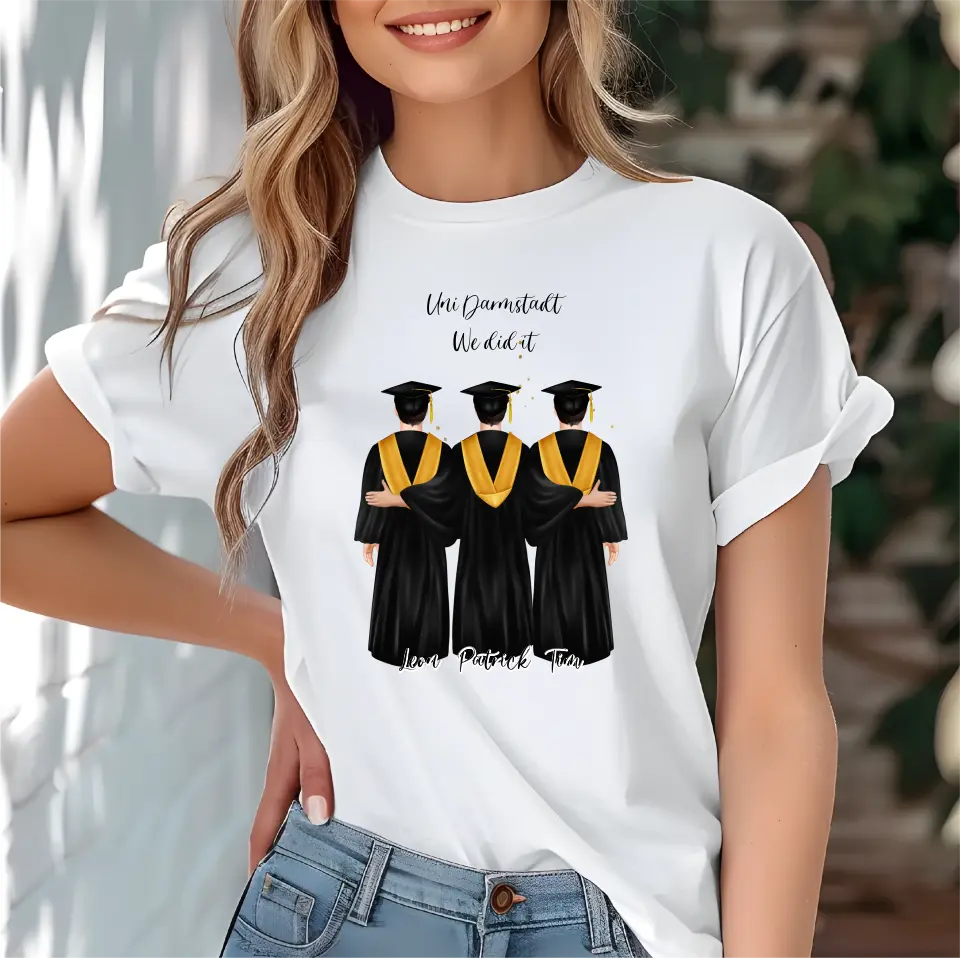 2-4 Freunde Abschluss T-Shirt