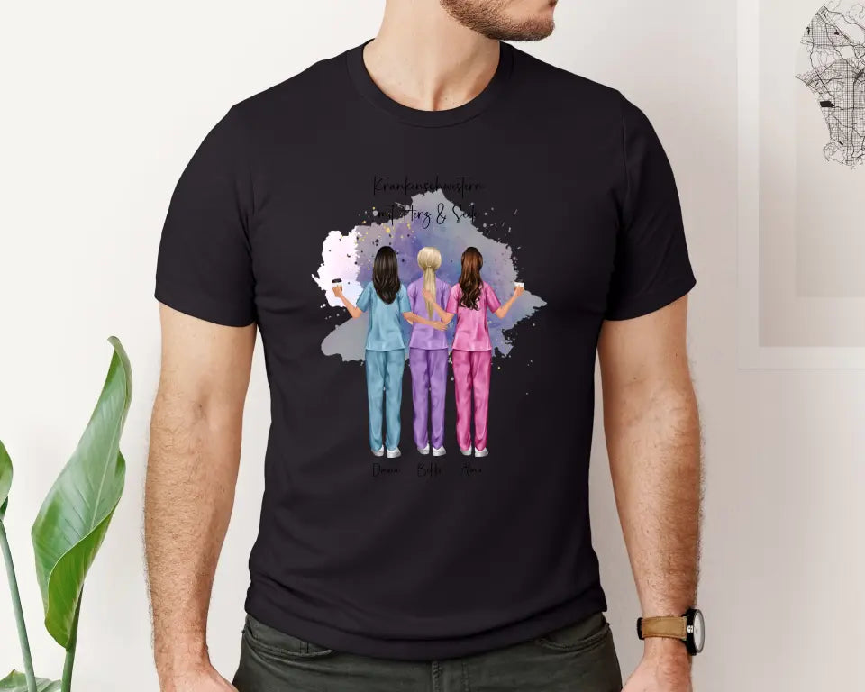 3-5 Krankenschwestern T-Shirt