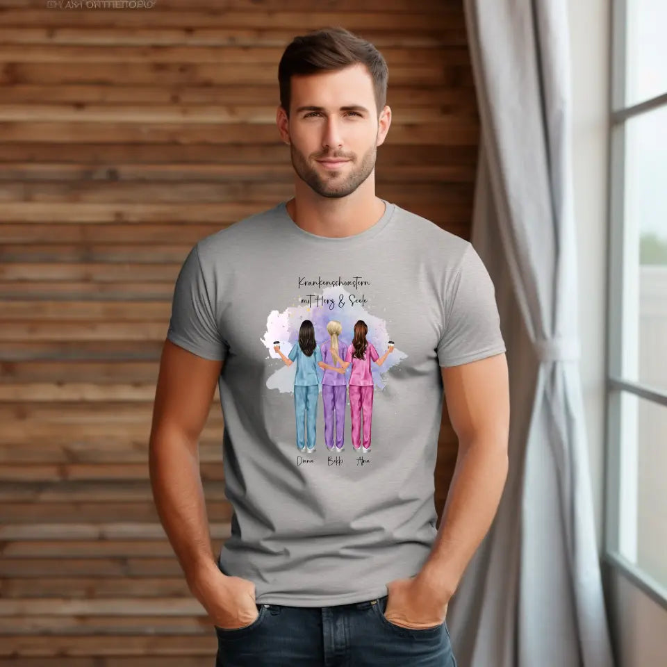 3-5 Krankenschwestern T-Shirt