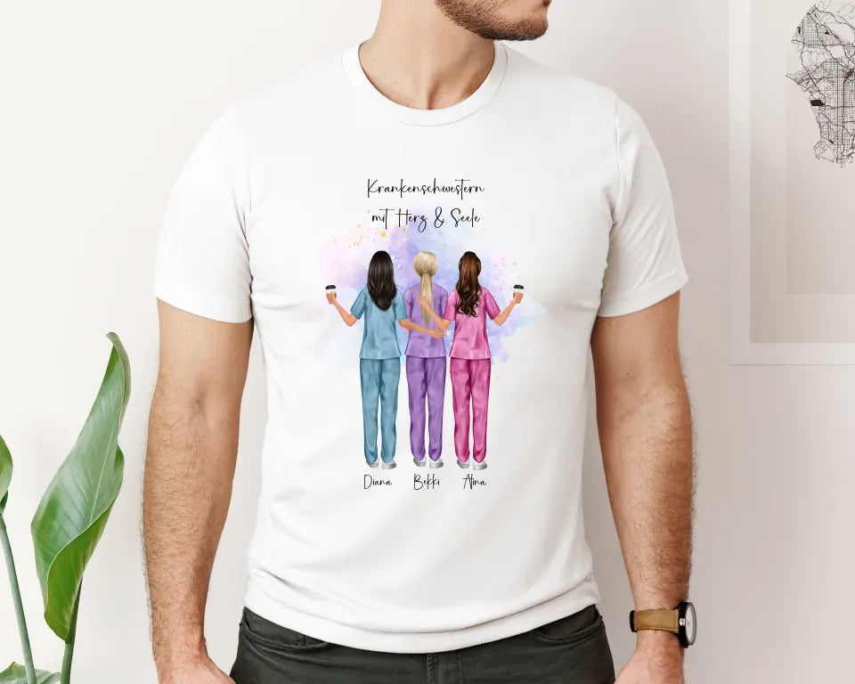 3-5 Krankenschwestern T-Shirt