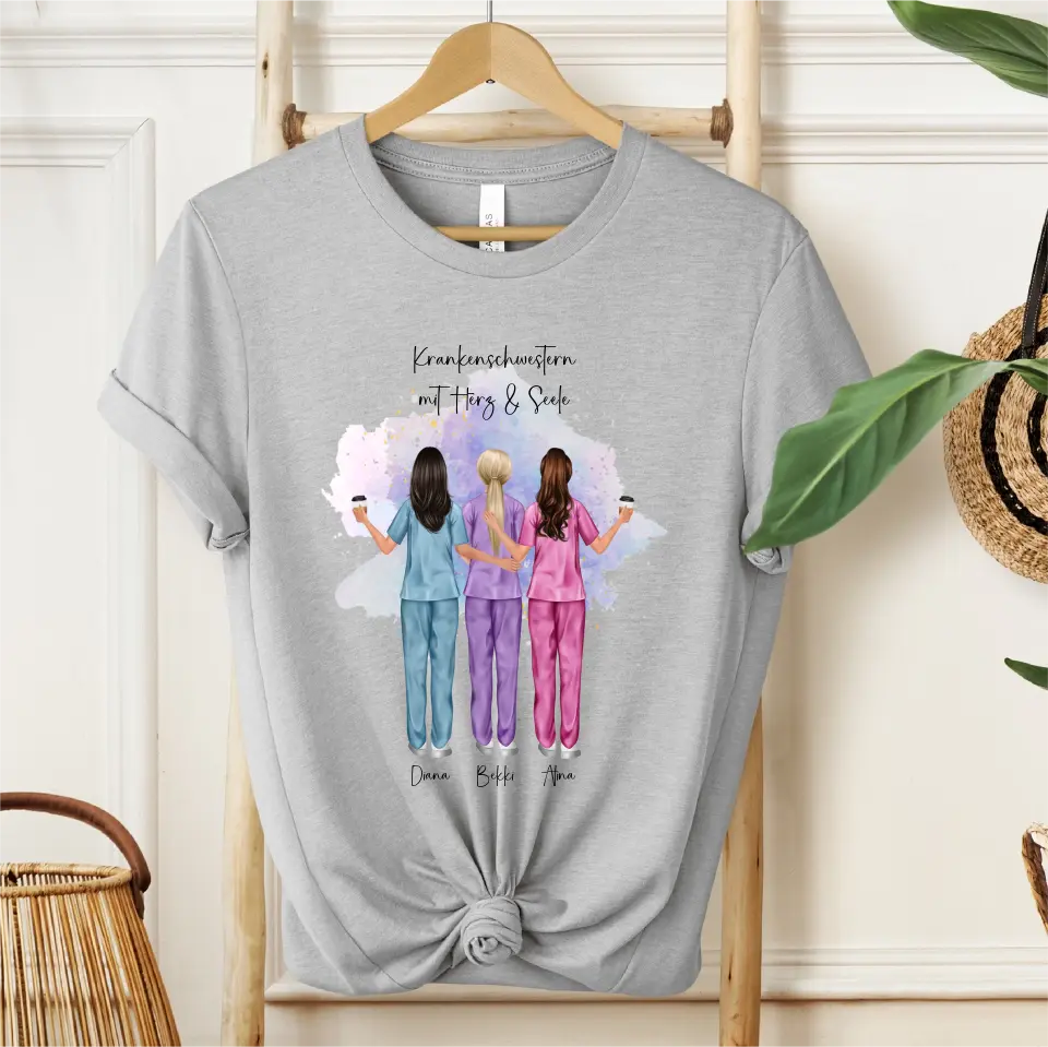 3-5 Krankenschwestern T-Shirt