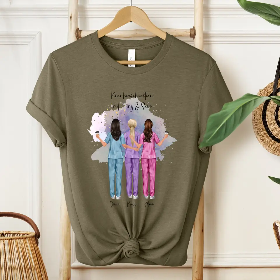 3-5 Krankenschwestern T-Shirt