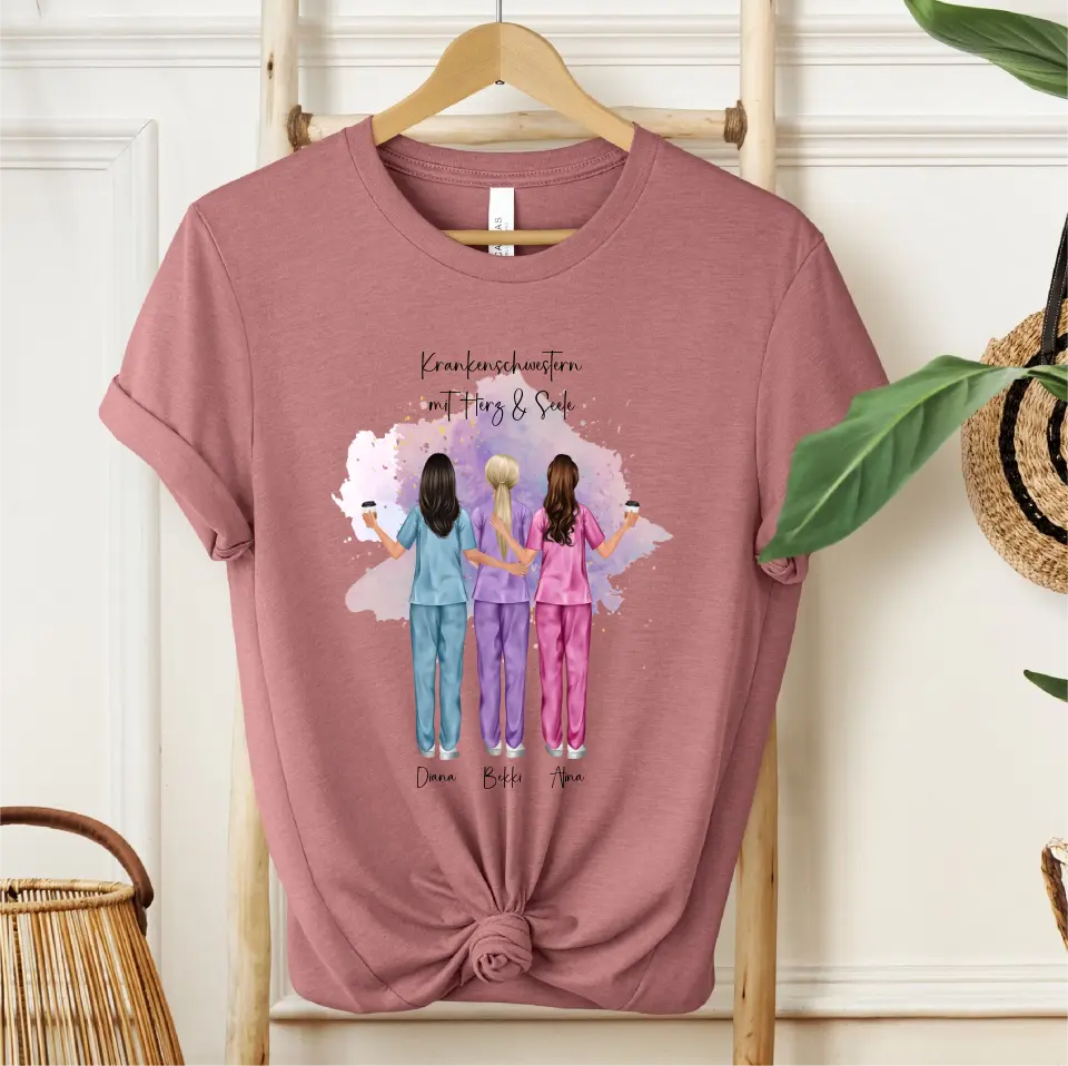 3-5 Krankenschwestern T-Shirt