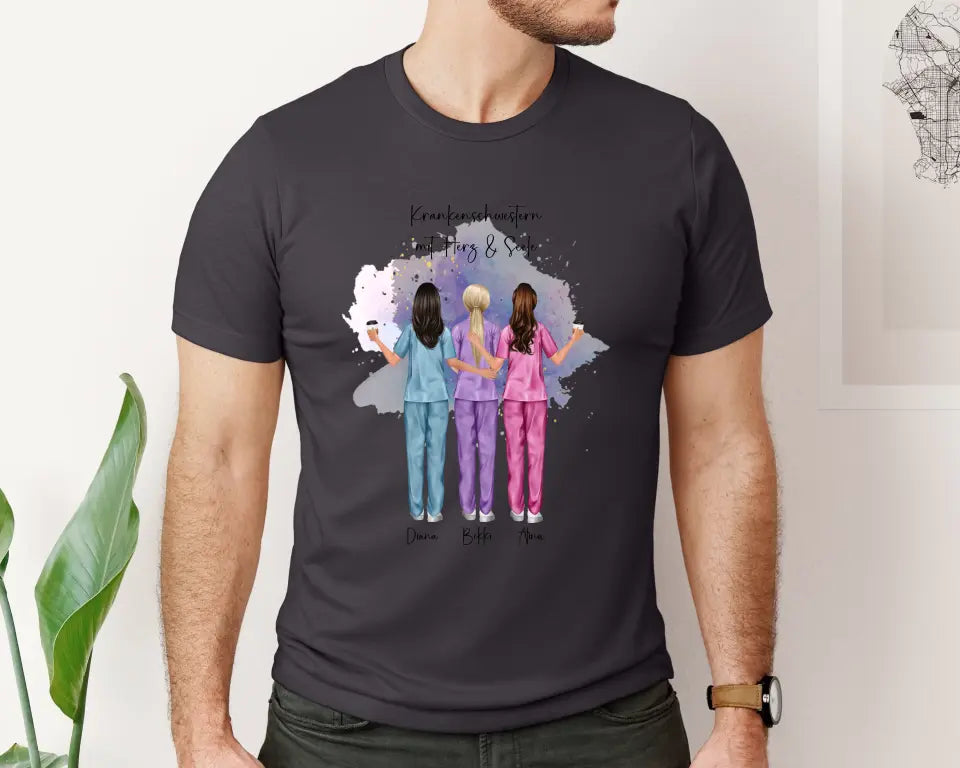 3-5 Krankenschwestern T-Shirt