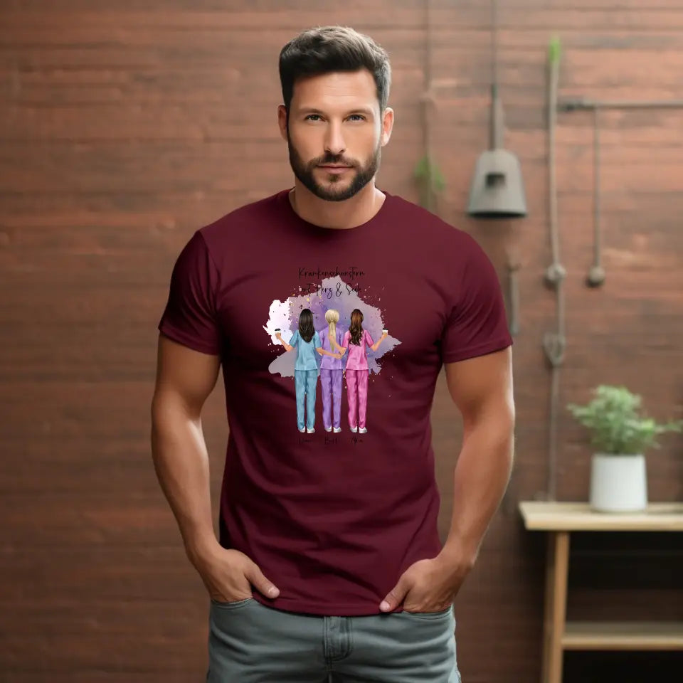 3-5 Krankenschwestern T-Shirt