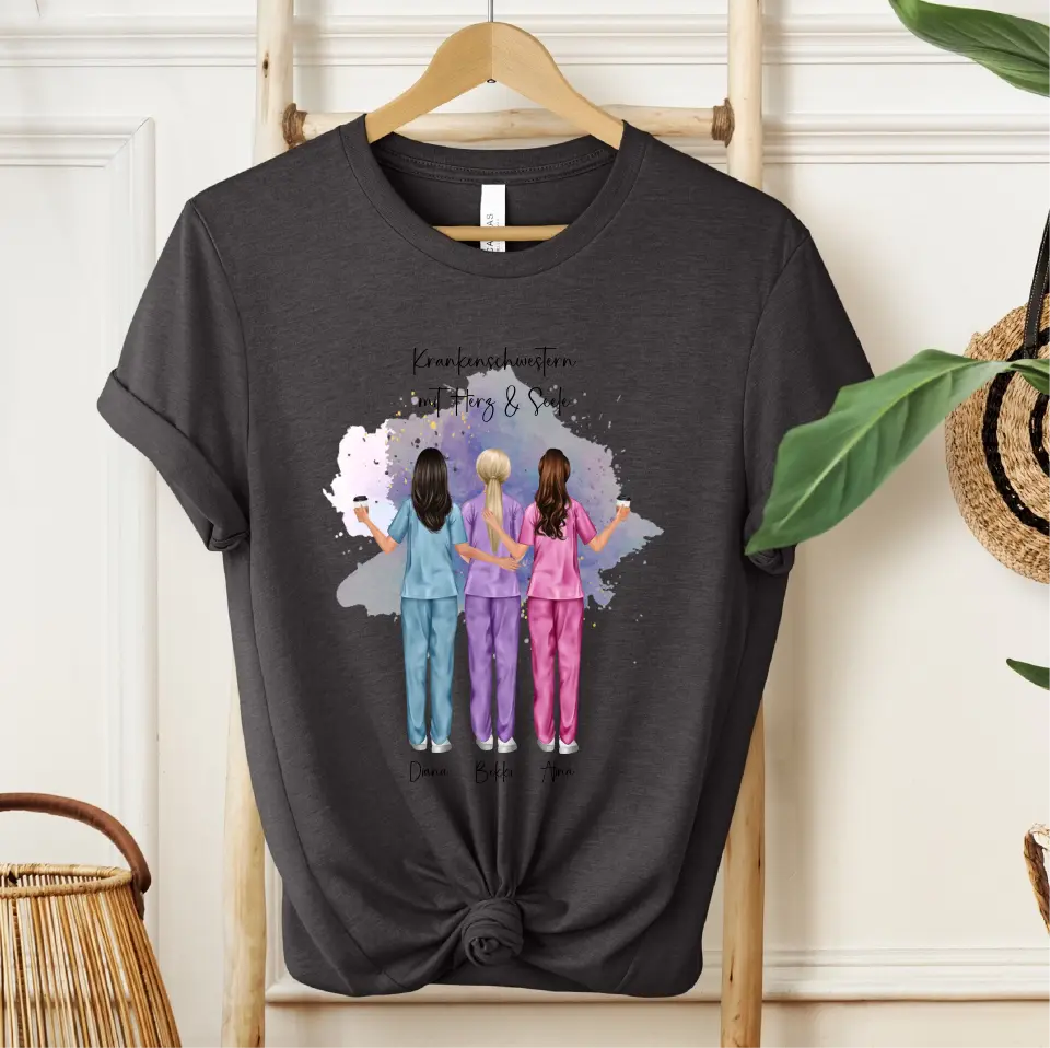 3-5 Krankenschwestern T-Shirt