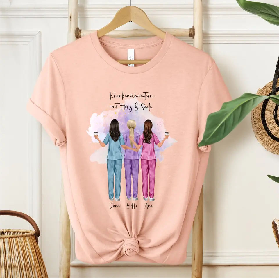 3-5 Krankenschwestern T-Shirt