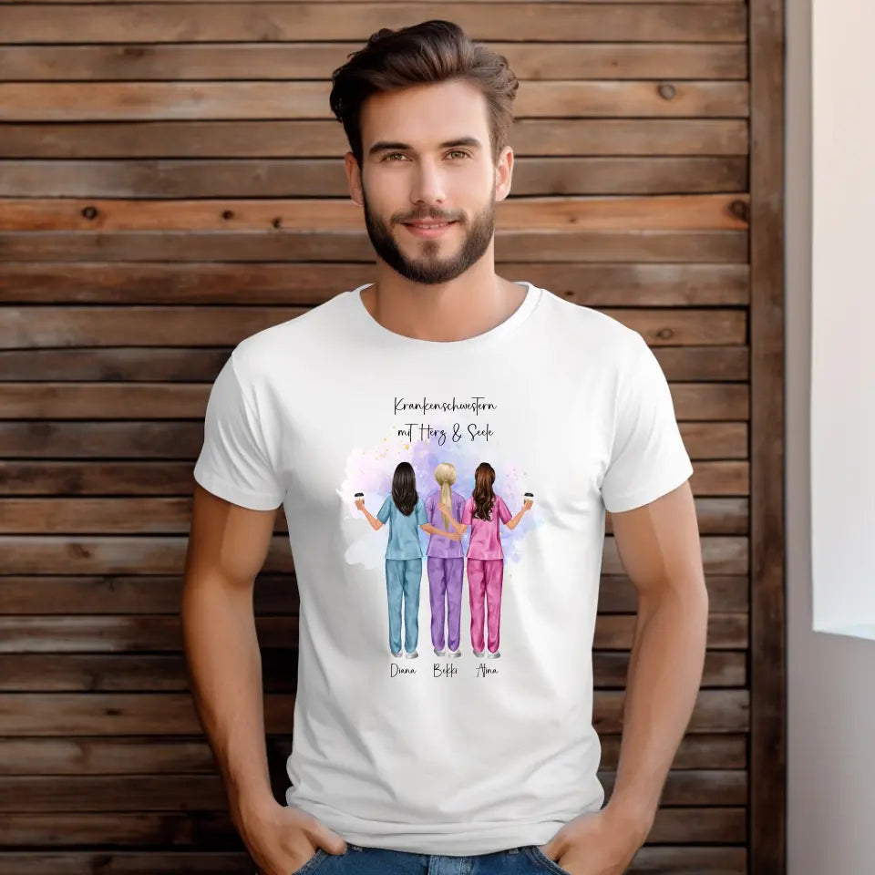 3-5 Krankenschwestern T-Shirt