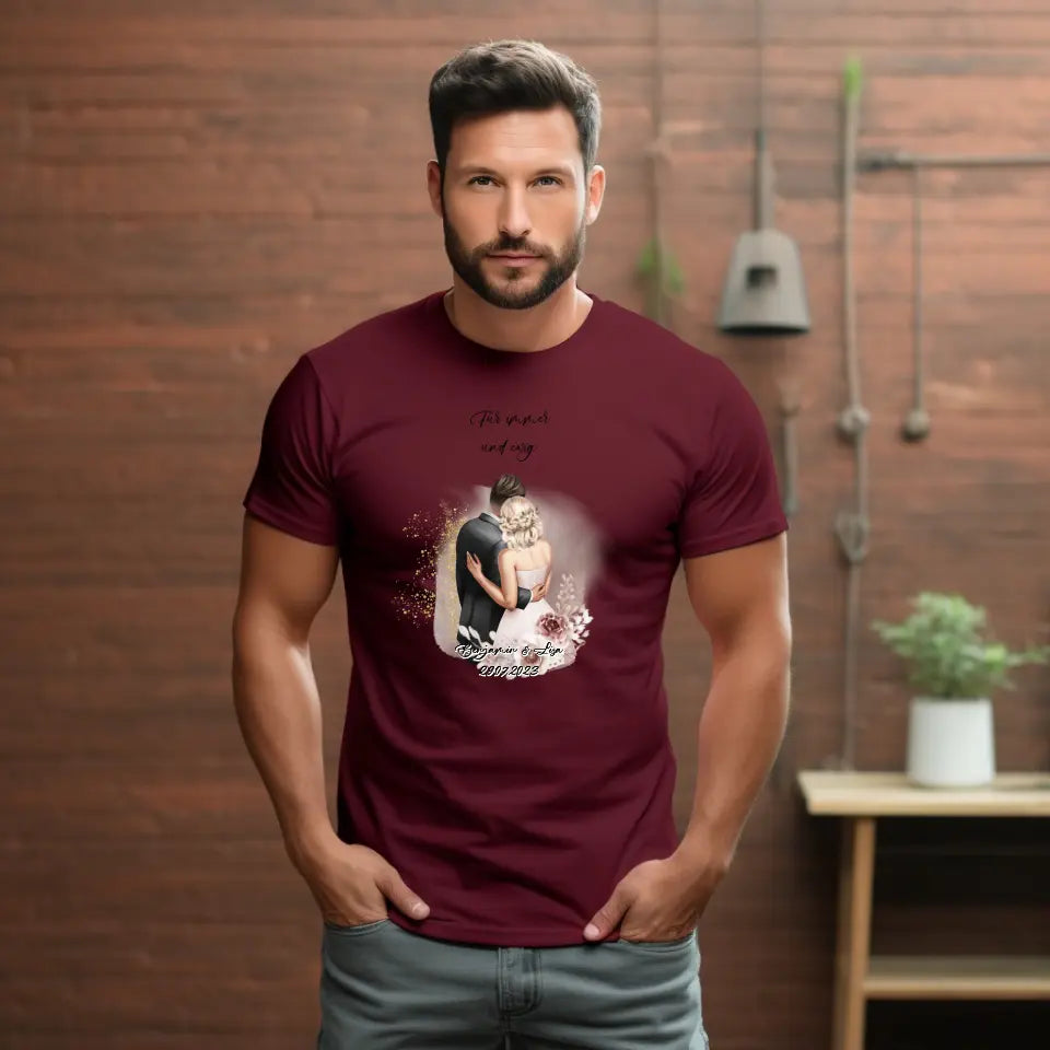 Paar Personalisiertes T-Shirt