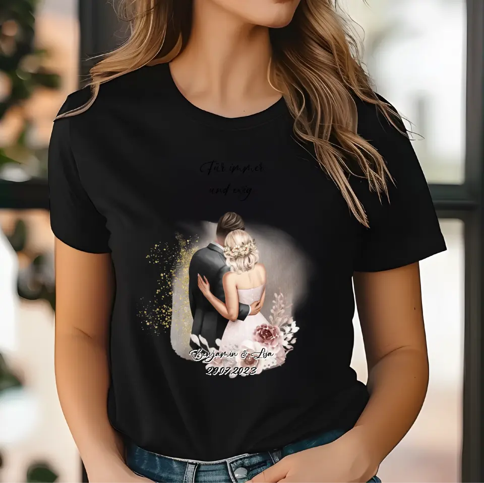 Paar Personalisiertes T-Shirt