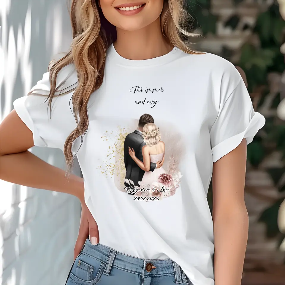 Paar Personalisiertes T-Shirt