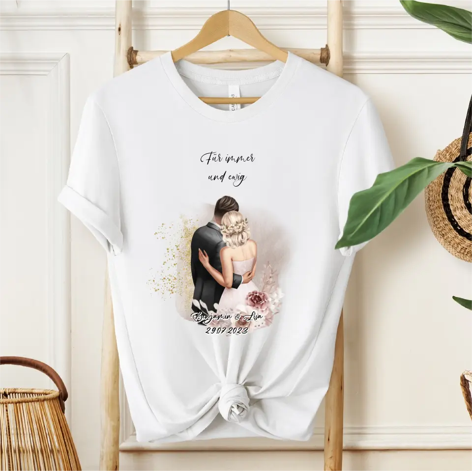 Paar Personalisiertes T-Shirt