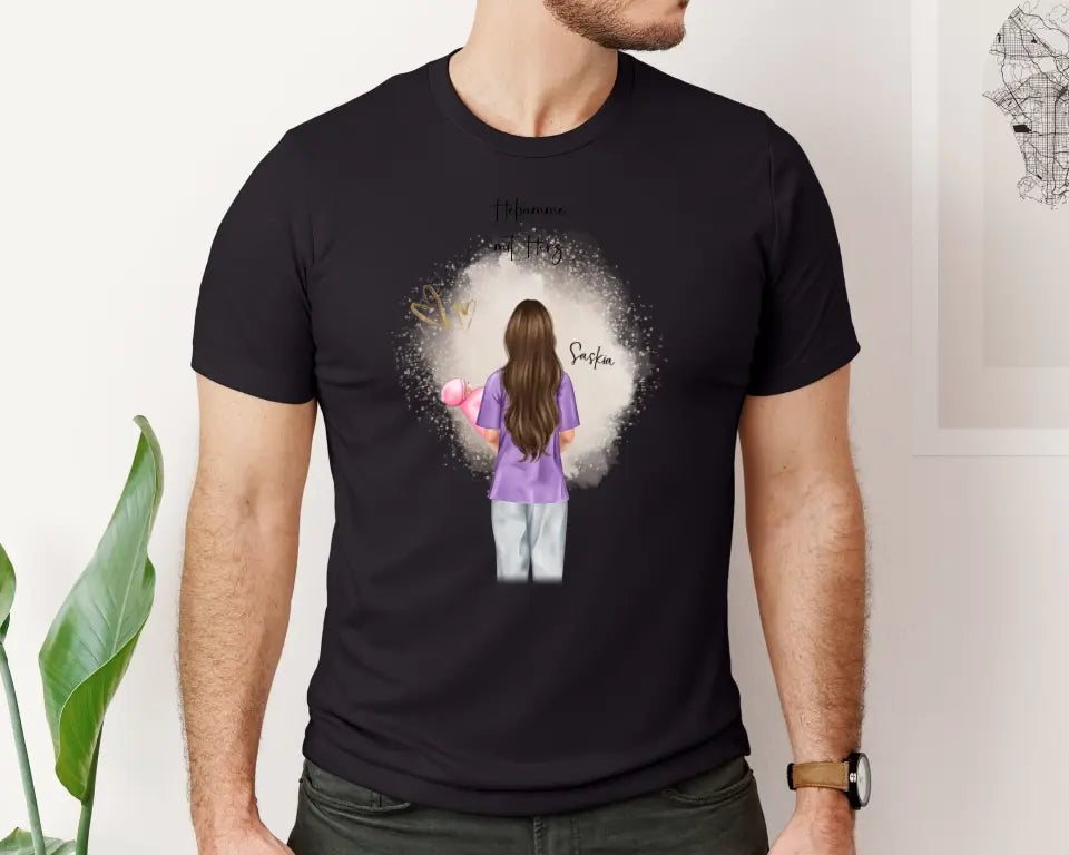 Personalisierte Hebamme T-Shirt