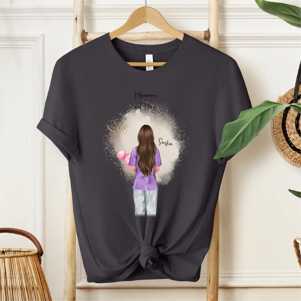 Personalisierte Hebamme T-Shirt
