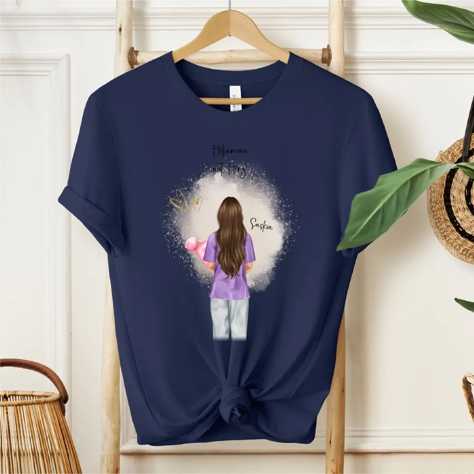 Personalisierte Hebamme T-Shirt