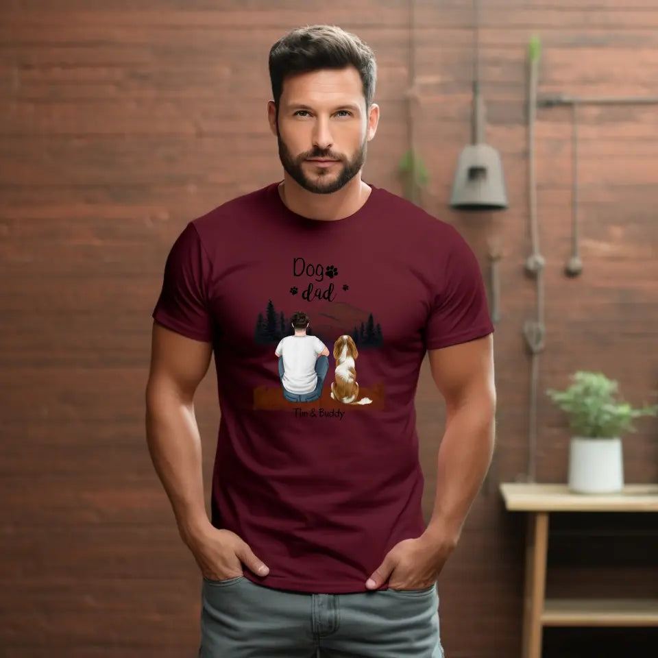 Herrchen/Frauchen mit Haustier T-Shirt