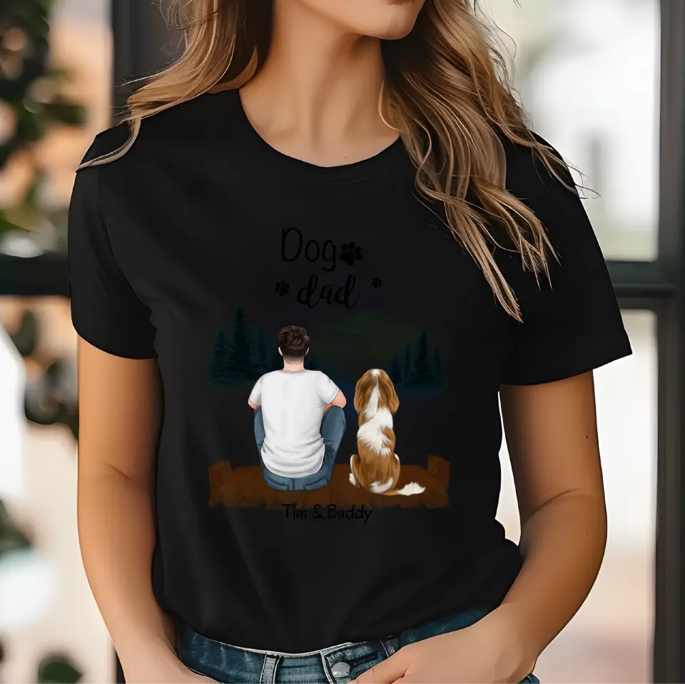 Herrchen/Frauchen mit Haustier T-Shirt