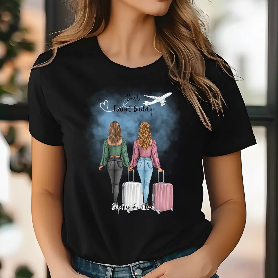 Reise Freundin T-Shirt (1-2 Personen)