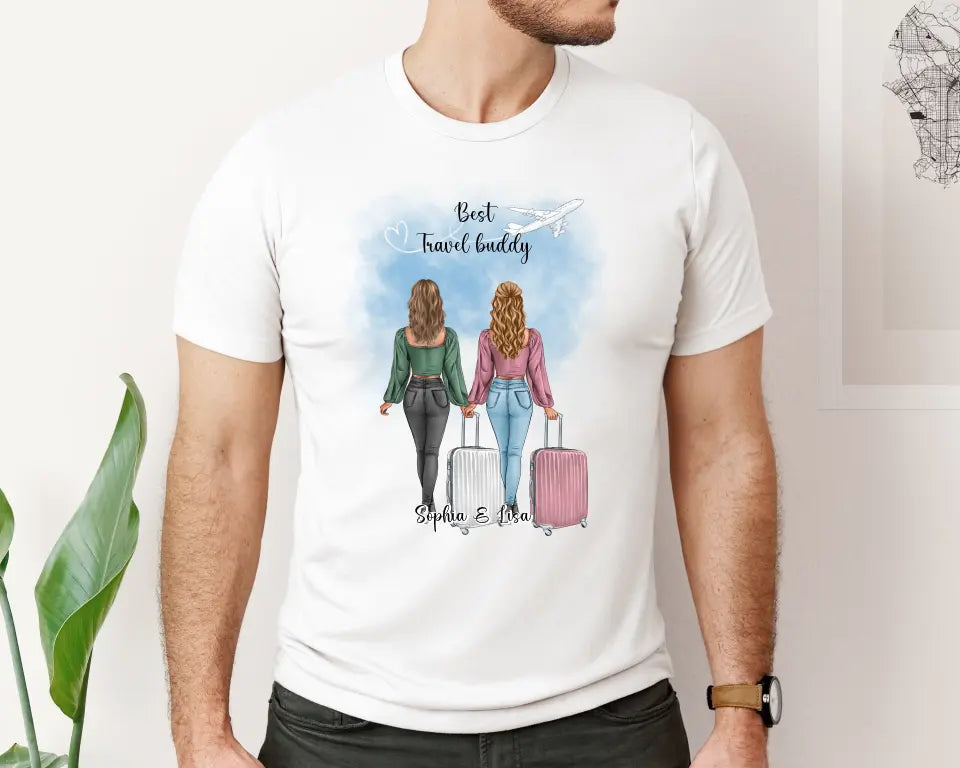 Reise Freundin T-Shirt (1-2 Personen)