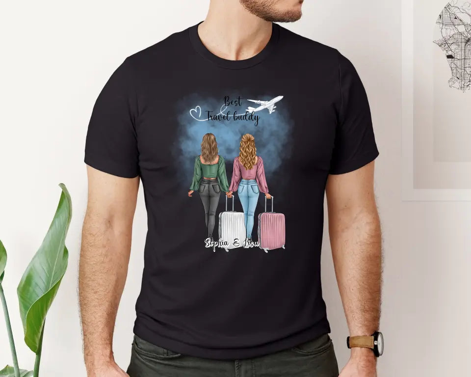 Reise Freundin T-Shirt (1-2 Personen)