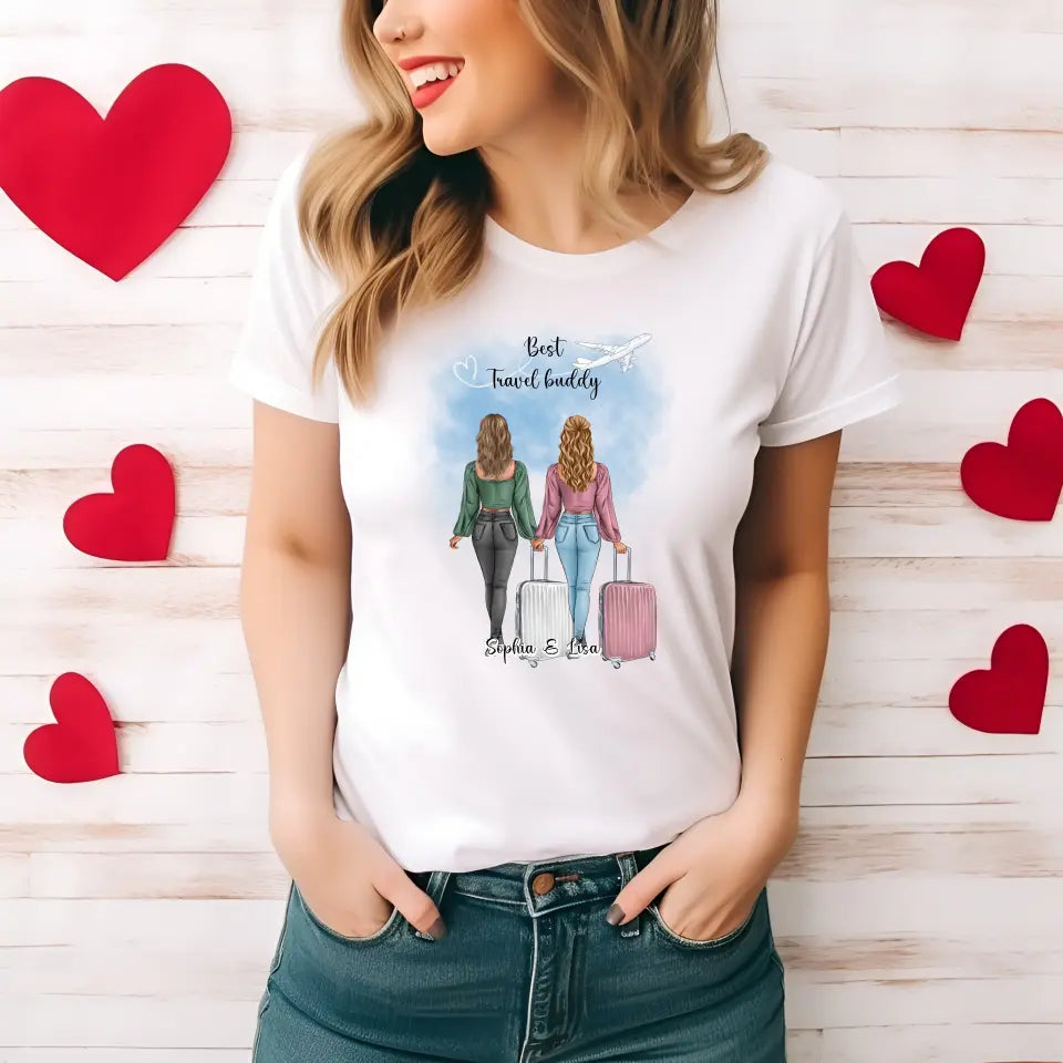 Reise Freundin T-Shirt (1-2 Personen)