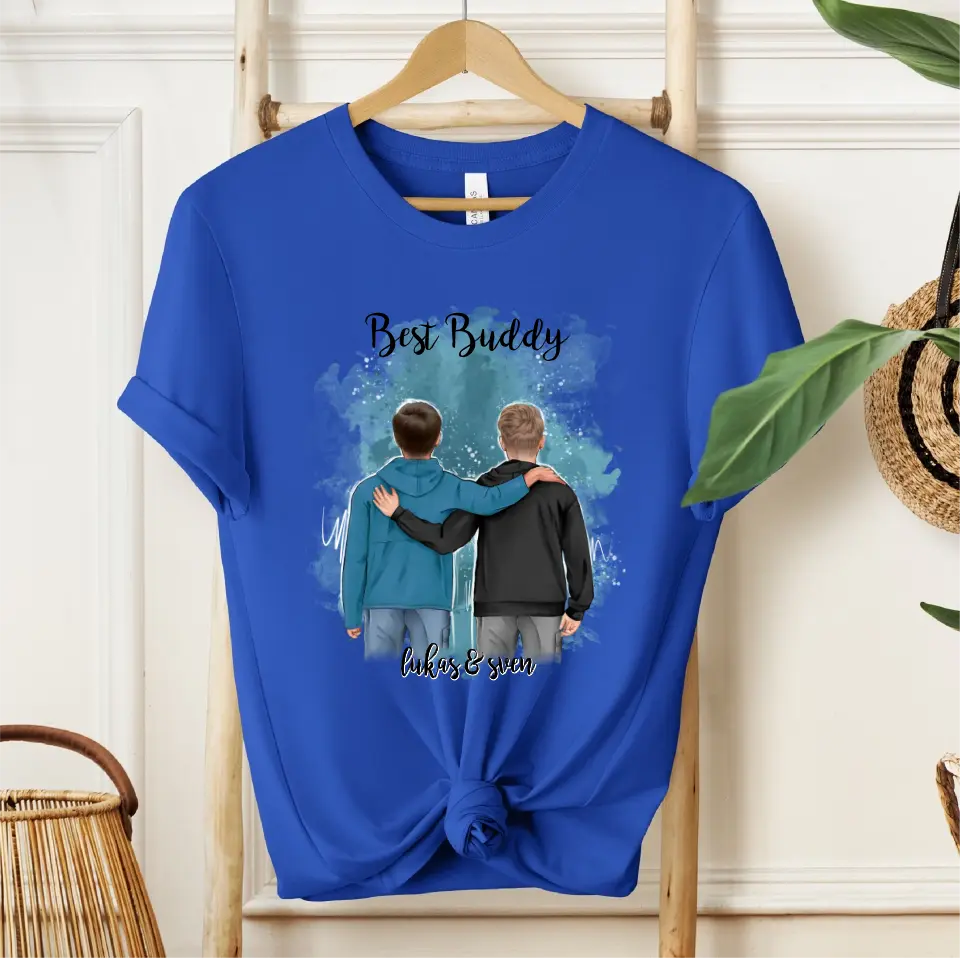 2 Freunde/Brüder T-Shirt