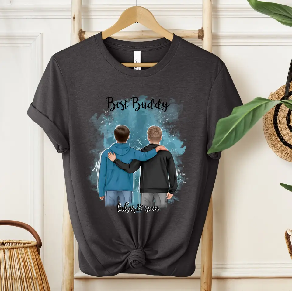 2 Freunde/Brüder T-Shirt
