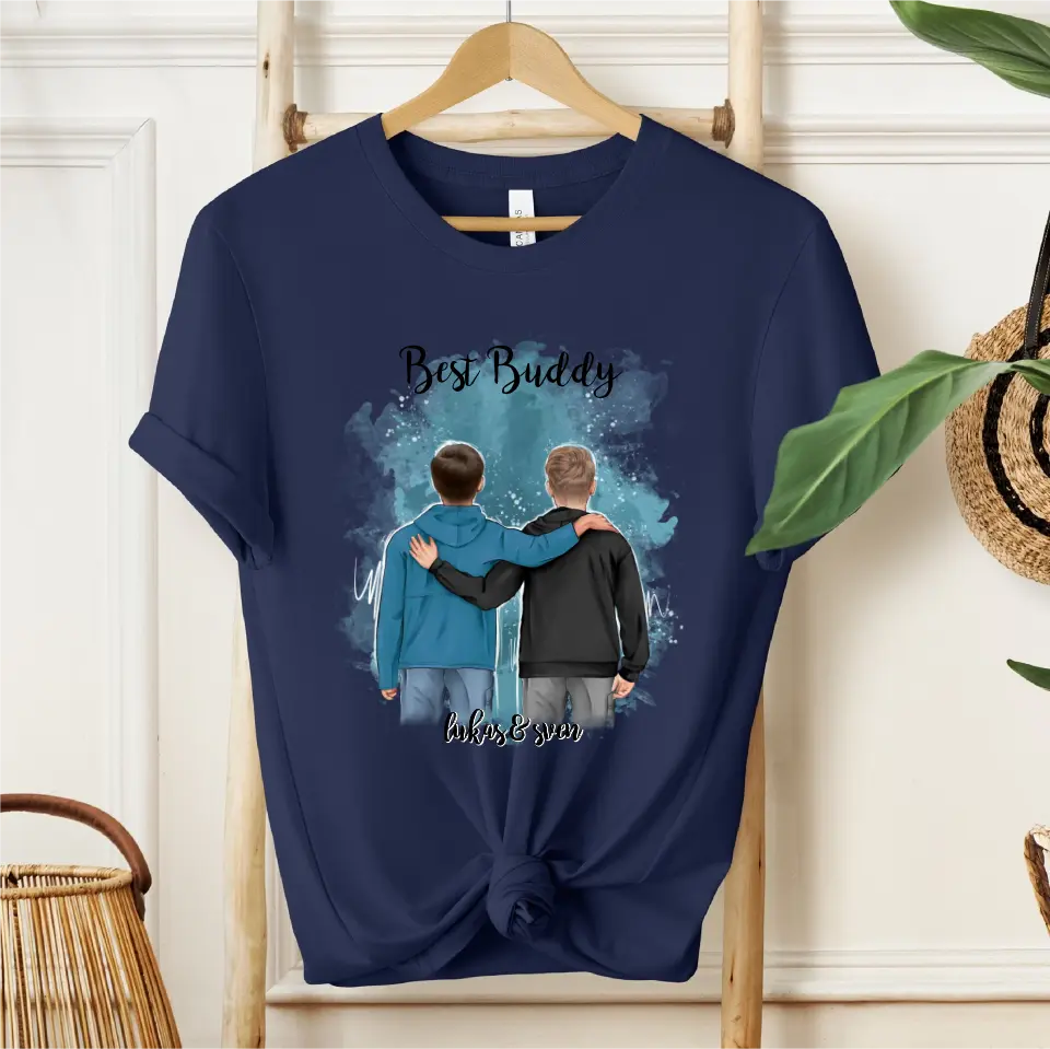 2 Freunde/Brüder T-Shirt