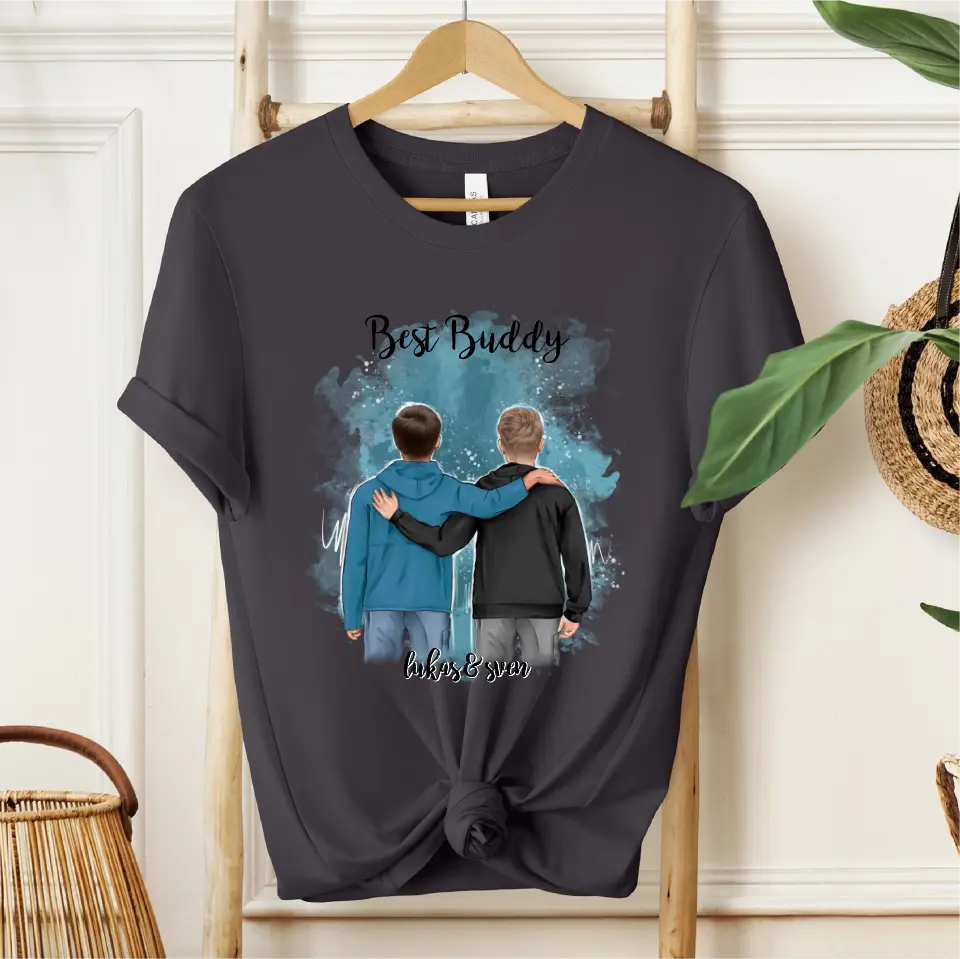 2 Freunde/Brüder T-Shirt