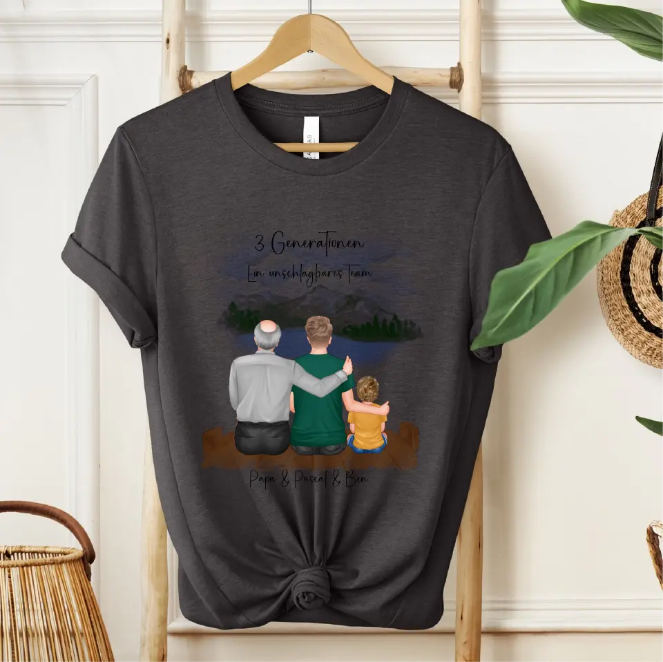 Vater, Sohn & Enkel/in T-Shirt