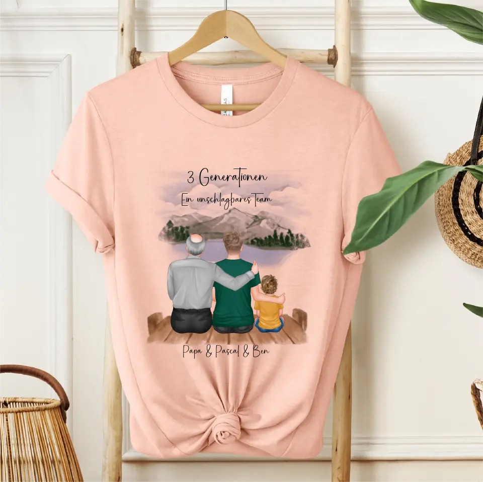 Vater, Sohn & Enkel/in T-Shirt