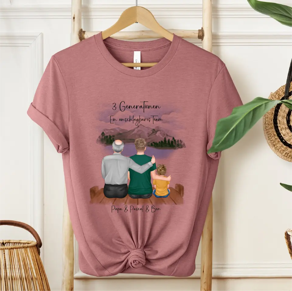 Vater, Sohn & Enkel/in T-Shirt