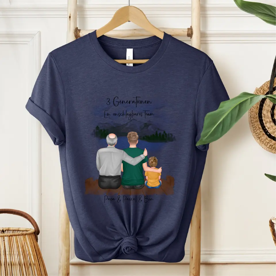 Vater, Sohn & Enkel/in T-Shirt
