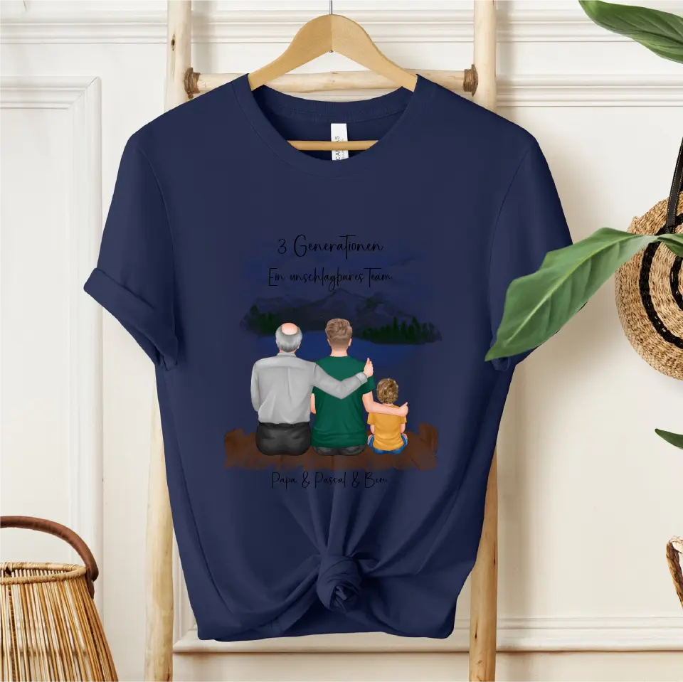 Vater, Sohn & Enkel/in T-Shirt
